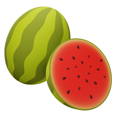 Wassermelone  3D Icon