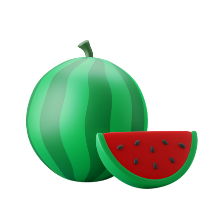 Wassermelone  3D Icon