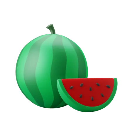 Wassermelone  3D Icon