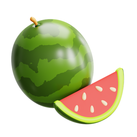 Wassermelone  3D Icon