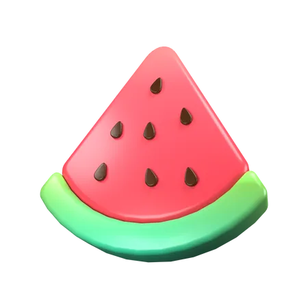 Wassermelone  3D Icon