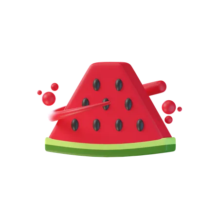 Wassermelone  3D Icon