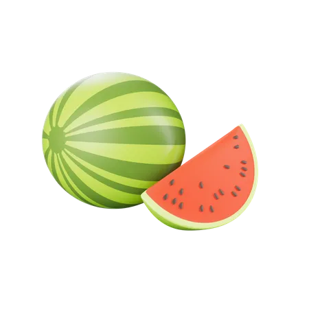 Wassermelone  3D Icon