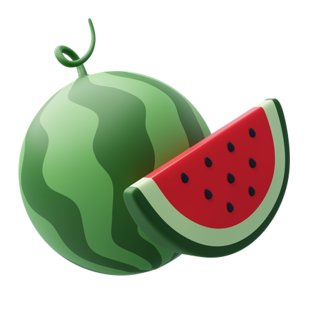 Wassermelone  3D Icon