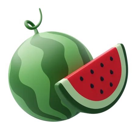 Wassermelone  3D Icon