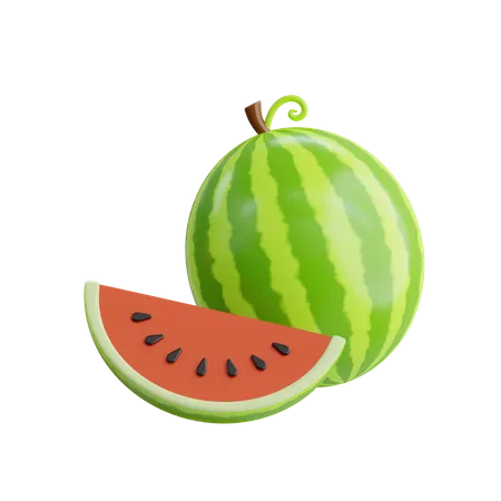 Wassermelone  3D Icon