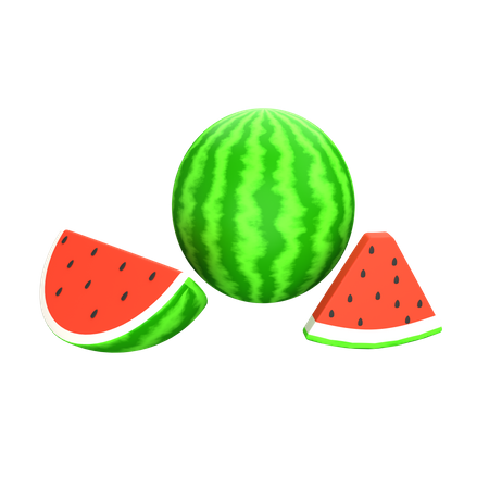 Wassermelone  3D Icon