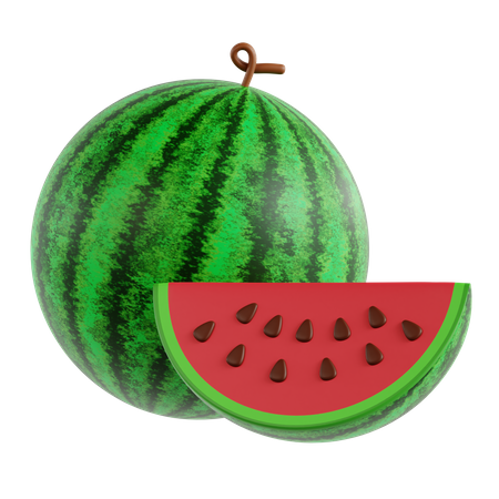 Wassermelone  3D Icon