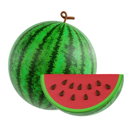 Wassermelone  3D Icon