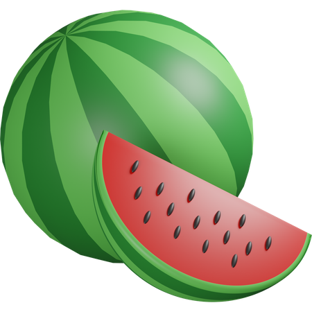 Wassermelone  3D Icon