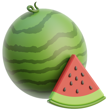 Wassermelone  3D Icon