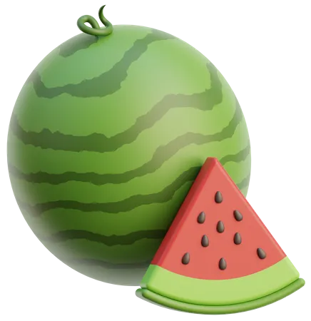 Wassermelone  3D Icon