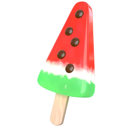 Wassermelonen-Lolli  3D Icon