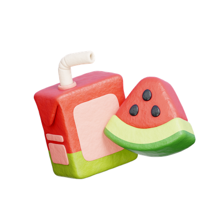 Wassermelonensaftbox  3D Icon