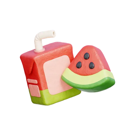 Wassermelonensaftbox  3D Icon