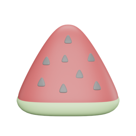 Wassermelonenscheibe  3D Icon