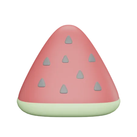 Wassermelonenscheibe  3D Icon