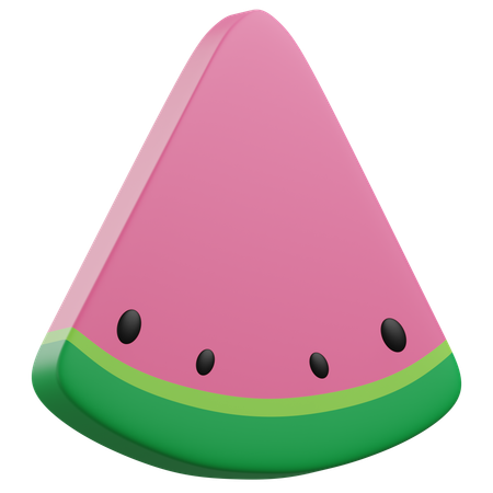 Wassermelonenscheibe  3D Icon