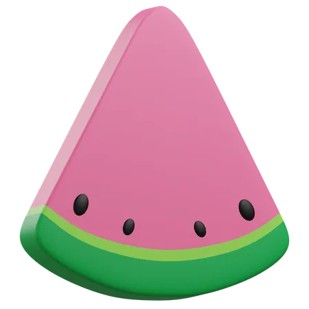 Wassermelonenscheibe  3D Icon