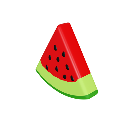 Wassermelonenscheibe  3D Icon