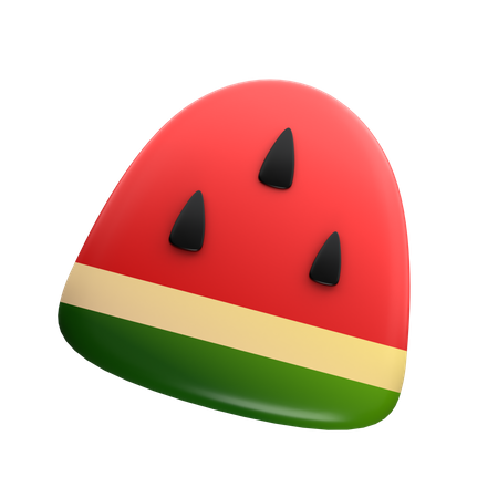 Wassermelonenstücke  3D Icon