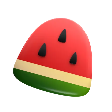 Wassermelonenstücke  3D Icon