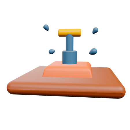 Wassersprinkler  3D Illustration