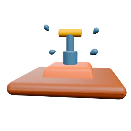 Wassersprinkler  3D Illustration