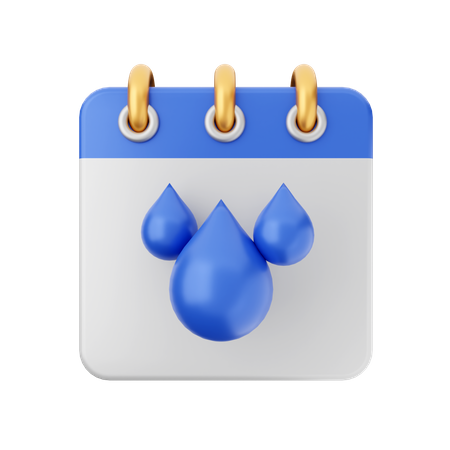 Wassertag  3D Icon