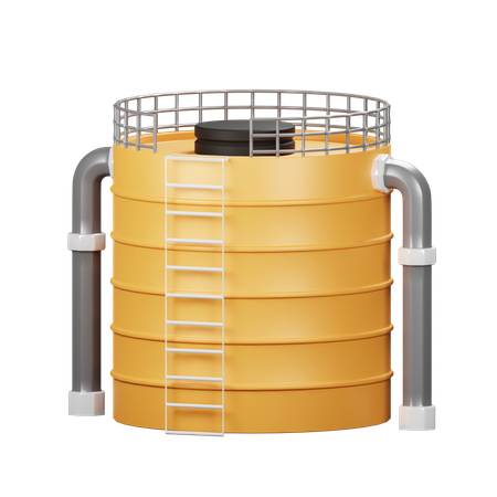 Wassertank  3D Icon