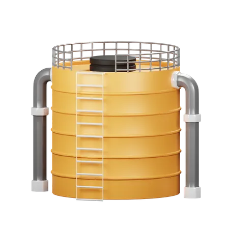 Wassertank  3D Icon