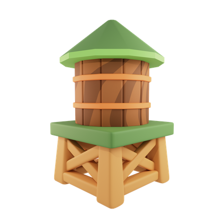 Wassertank  3D Icon