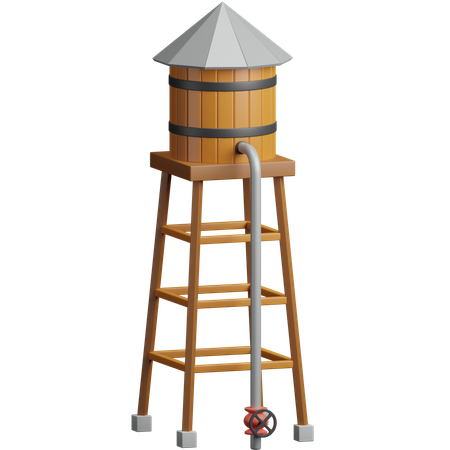 Wasserturm  3D Icon