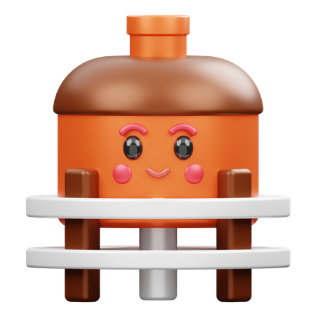 Wasserturm  3D Emoji