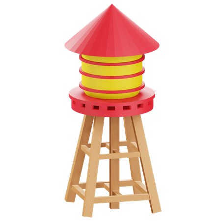 Wasserturm  3D Icon