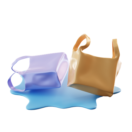 Wasserverschmutzung  3D Icon