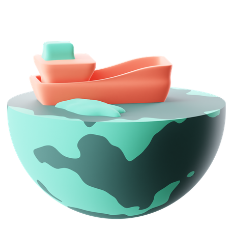 Wasserverschmutzung  3D Icon