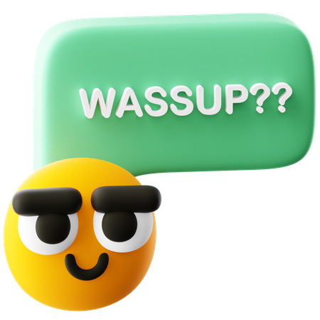 WASSUP  3D Icon