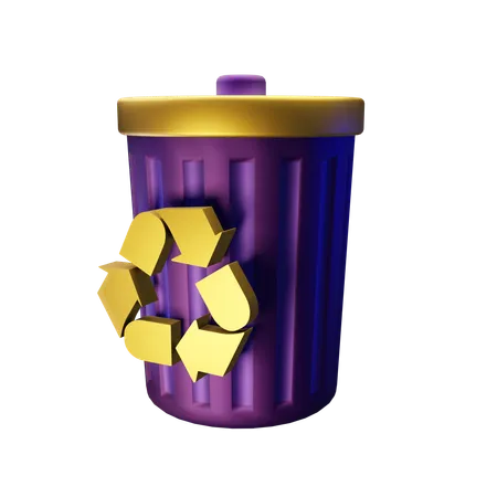 Waste  3D Icon