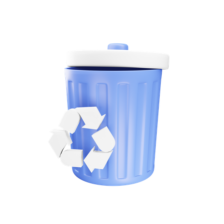 Waste Bin  3D Icon