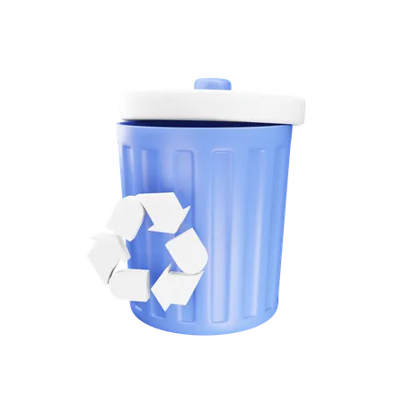 Waste Bin  3D Icon