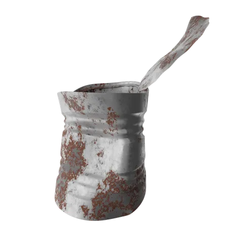 Waste Can  3D Icon