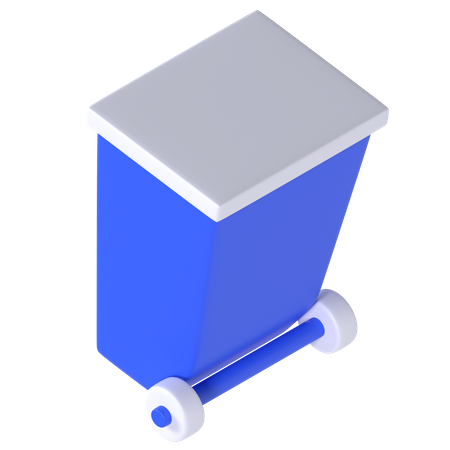 Waste Container 3D Illustration