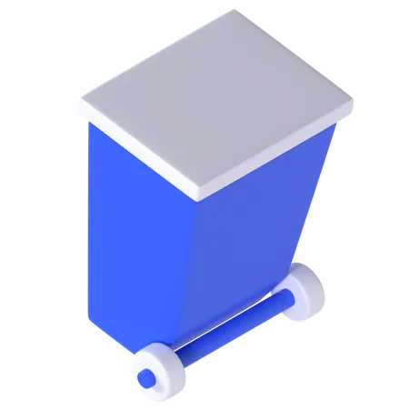 Waste Container  3D Illustration
