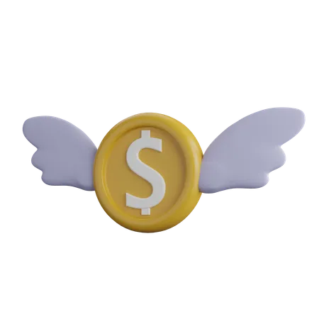 Waste Money  3D Icon