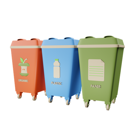 Waste Sorting  3D Icon