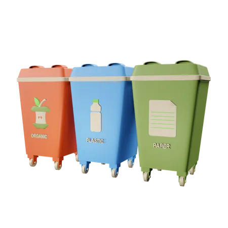Waste Sorting  3D Icon