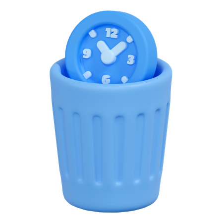 Waste time  3D Icon