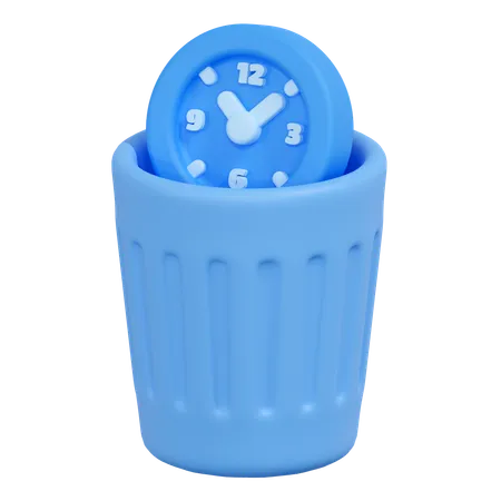 Waste time  3D Icon