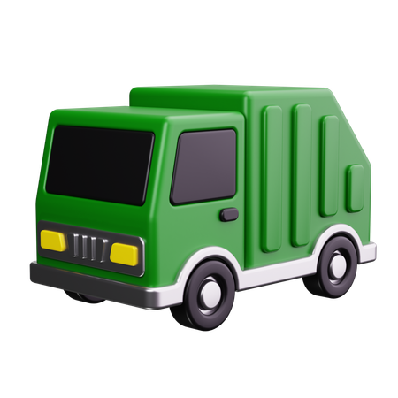 Waste Truck  3D Icon